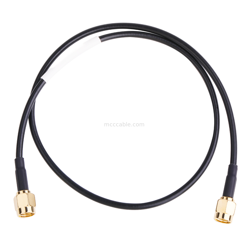 ربط RF 50ohm عائق Lmr100 RF كابل محوري أسود كابل lcd lvds كابل samtec كابل عالية السرعة