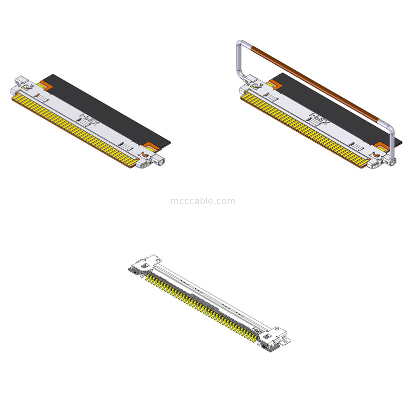 Lvds كابل كابل-VSF 20645-040T-01 40P 0.5mm Pitch للاتصال بشاشة الكريستال السائل
