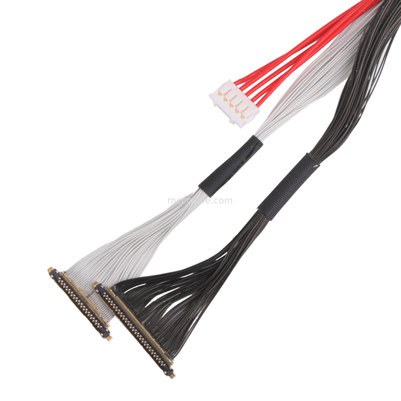 مسافة 0.25ملم 20531-034T-01 إلى 20633-210T-02S 0.25ملم كابل تخصيص