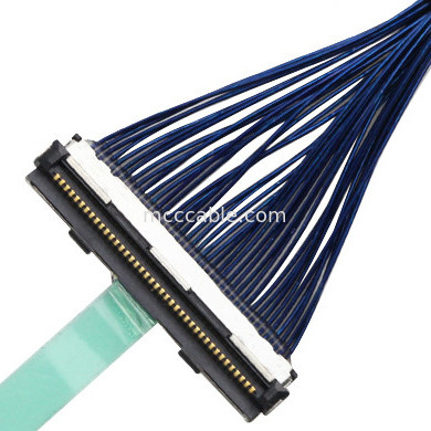 LVDS LCD Display Edp Cable Assembly  DF80-40P-0.5SD موصل عرض lvds