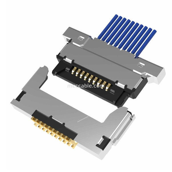 20345-010T-32R 20347-310T-12R 0.5 ملم مساحة، نوع التزاوج الأفقي رابط ميكرو قوقاسي