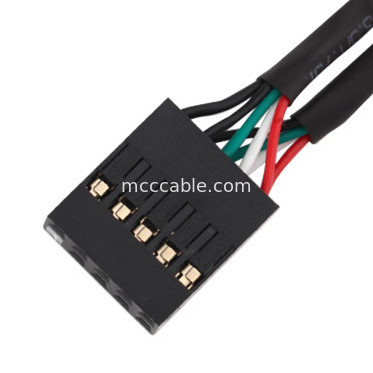 28AWG LED تجميع كابل تسخير JST PHR-5P إلى SH1.0 5P 1.0mm الملعب