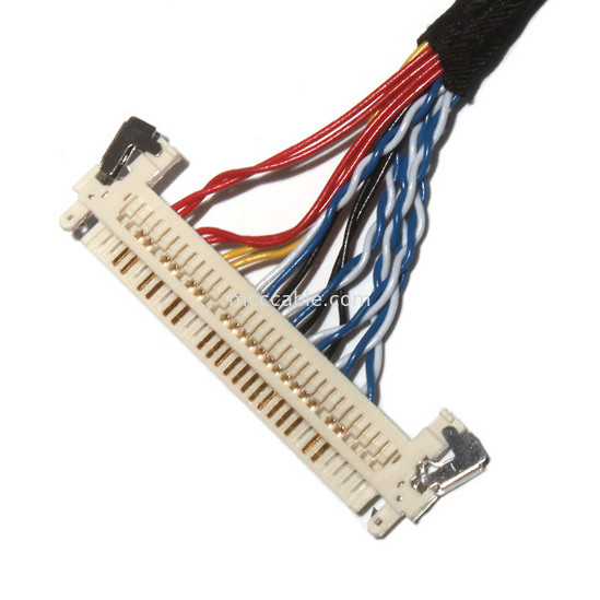 تخصيص الطول 2.0mm Pitch Lvds كابل التجميع 30 دبوس  DF11-24DS-2C إلى FI-X3OHL OEM / ODM