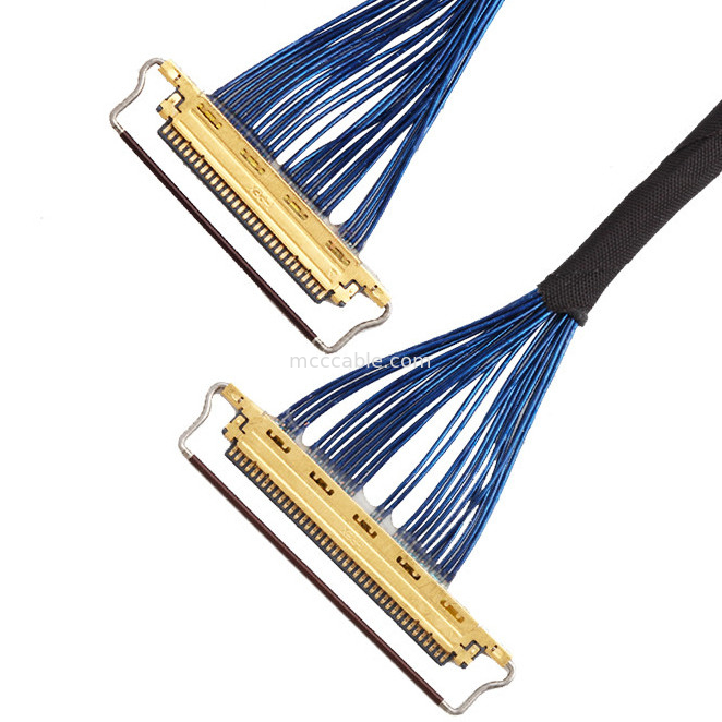 44AWG SGC LVDS EDP Cable  0.5mm Pitch 20453-330t-13 إلى 20453-340t-13