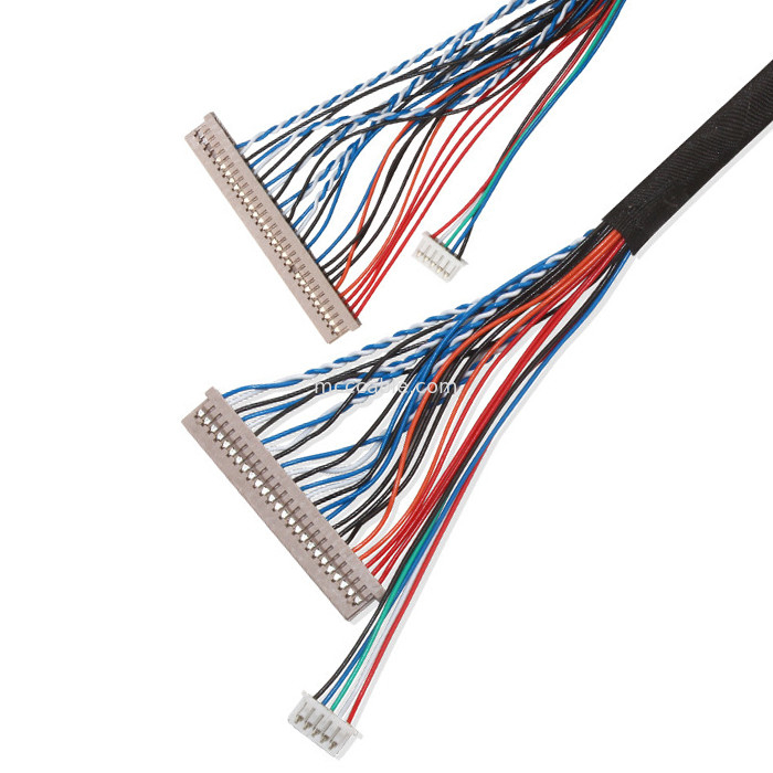 250V 20 Pin Lvds Cable  Df14 إلى Df14 لموصل شاشة الكمبيوتر المحمول lvds