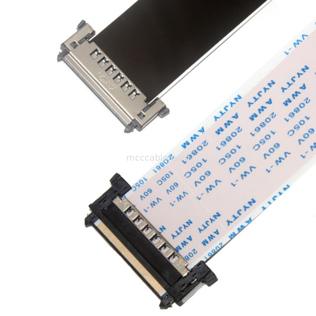 16 دبوس FFC FPC كابل 0.5 درجة A نوع 20628 80C 60V VW 1 lvds موصل العرض