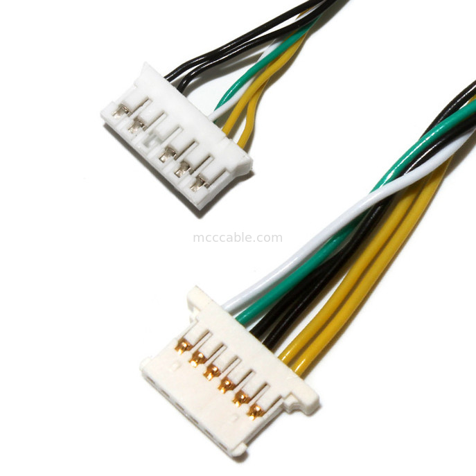 JST PHR-6 2.0MM 6 PIN إلى MOLEX 51146-0600 1.25MM 6 PIN سلك تسخير كابل الإضاءة الخلفية LED