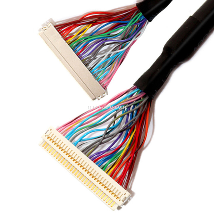 تمديد الجمعية كابل  30PIN LVDS ، Df19-30s إلى Df19-30s سلك منفصل Lvds كابل