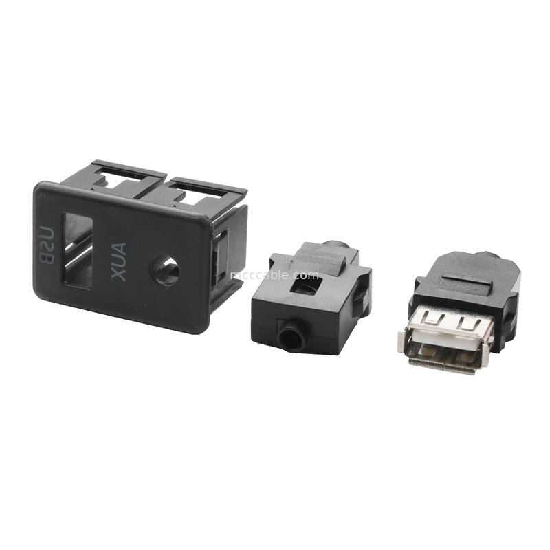 ISOBUS AUX ذكر تمديد كابل جاك 3.5 مللي متر ستيريو لكابل مقبس USB O جاك