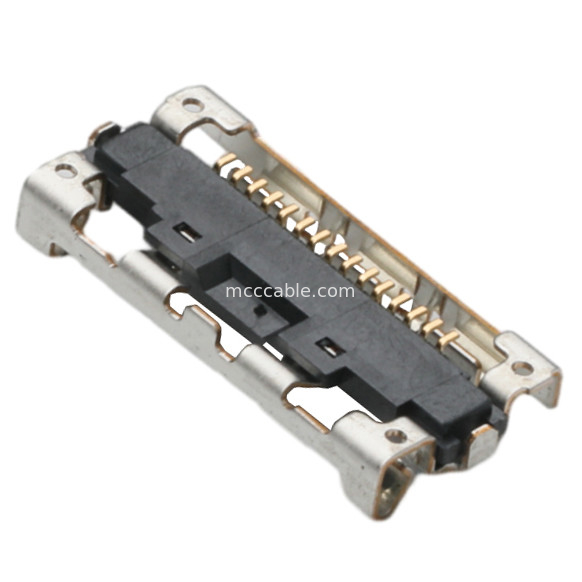 15 دبوس  LVDS EDP DF36A-15S-0.4V رابط تجميع كابل الكواكسية الدقيقة