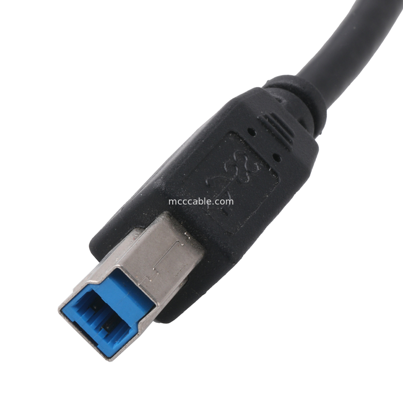 وصلة كابل الطابعة من USB 3.0 B الذكور إلى الإناث USB3.0 Bm إلى Bf