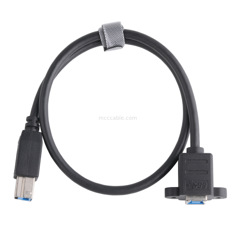 وصلة كابل الطابعة من USB 3.0 B الذكور إلى الإناث USB3.0 Bm إلى Bf