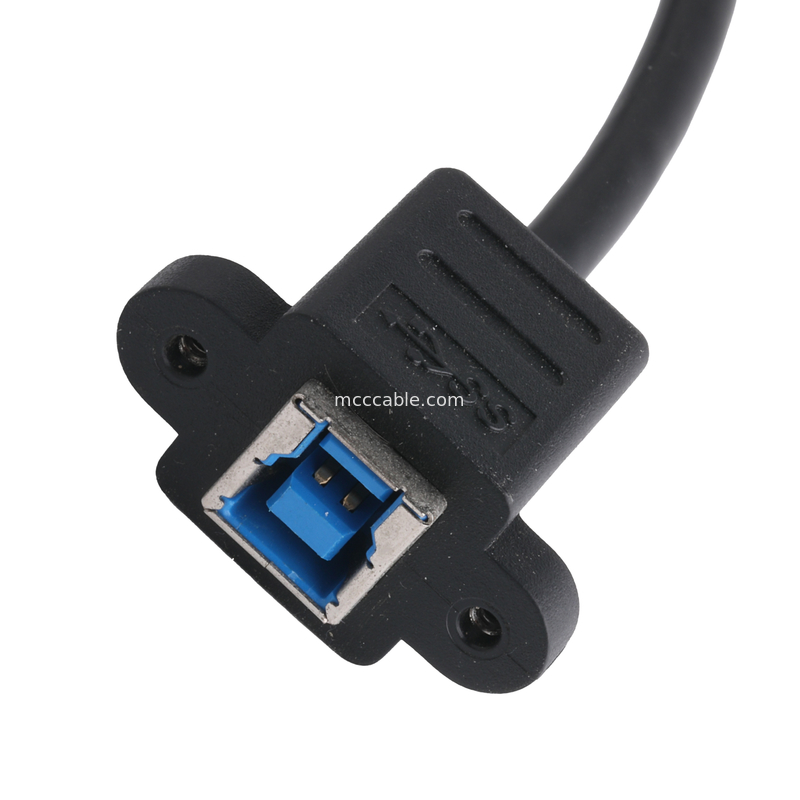 وصلة كابل الطابعة من USB 3.0 B الذكور إلى الإناث USB3.0 Bm إلى Bf