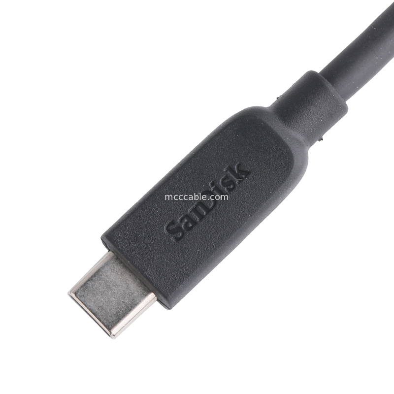 Rohs كابل القرص الصلب الخارجي USB-C إلى Micro USB 3.1 Gen 2 10 Gbps الطول تخصيص