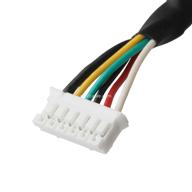 رابطة ROHS للأسلاك المقاومة للماء M20 الذكور إلى JST PHR-6 سلك UL2464 24AWGX5C OEM / ODM