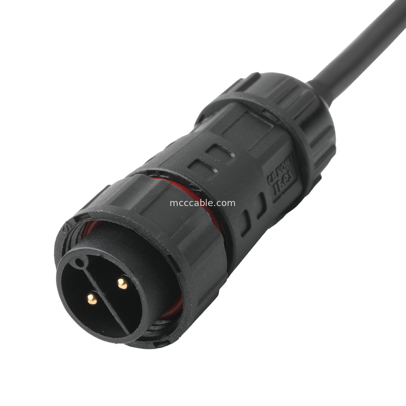 رابطة ROHS للأسلاك المقاومة للماء M20 الذكور إلى JST PHR-6 سلك UL2464 24AWGX5C OEM / ODM