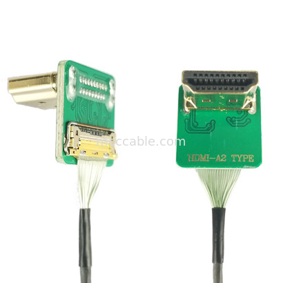 HDMI الرأس الكوع HDMI-A2 90 درجة حتى  كابل®-VS 20454-220-02 20455 20453