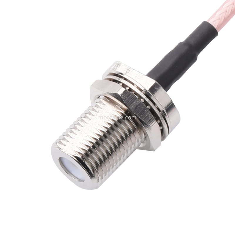 RG179 كابل محوري 75 أوم TE 5415226-1 إلى AMPHENOL CONNEX 222114-10 OEM / ODM