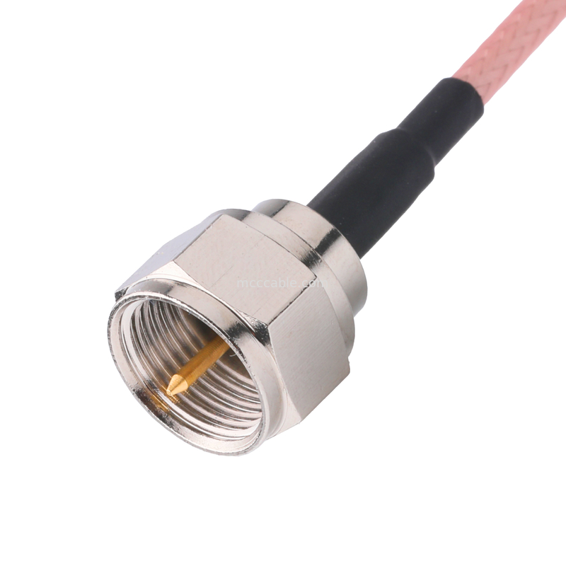 RG179 كابل محوري 75 أوم TE 5415226-1 إلى AMPHENOL CONNEX 222114-10 OEM / ODM