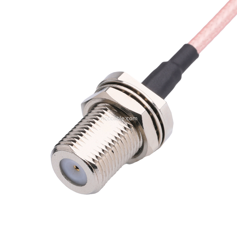 RG179 كابل محوري 75 أوم TE 5415226-1 إلى AMPHENOL CONNEX 222114-10 OEM / ODM