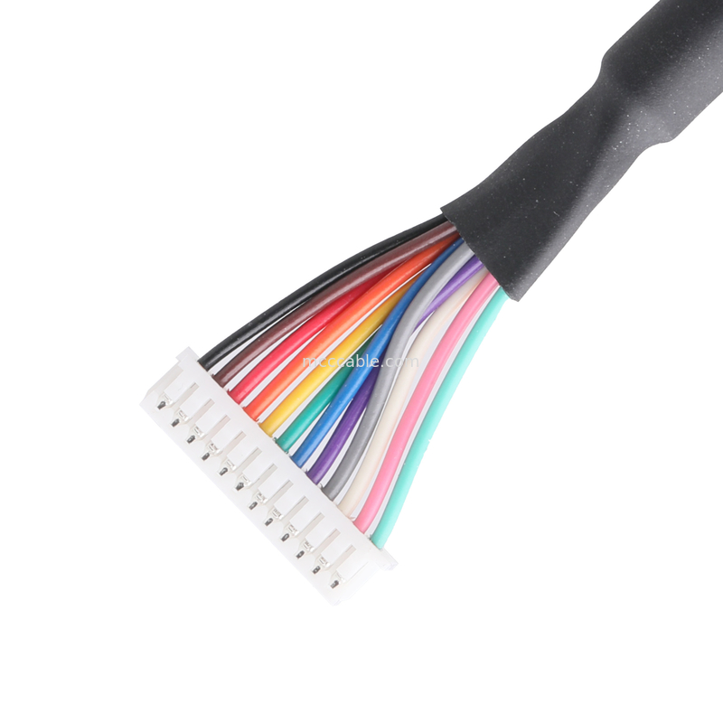 MX1.25-12P مجموعة كابلات Lvds HSGWP/N 1025-H-12P-N-HF UL20276 28AWG*12C OD 5.5mm