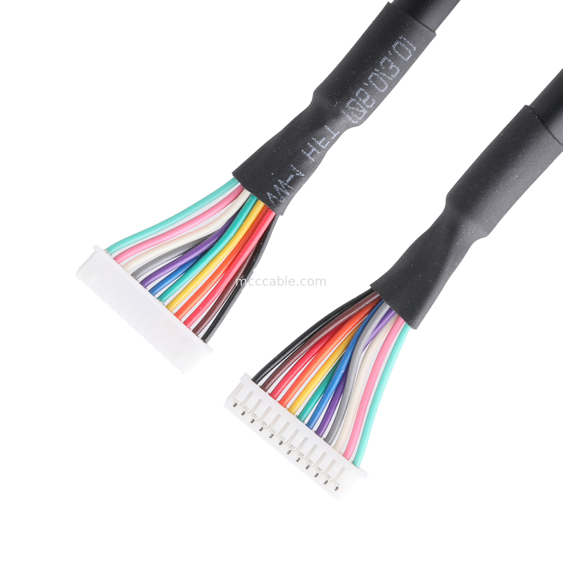 MX1.25-12P مجموعة كابلات Lvds HSGWP/N 1025-H-12P-N-HF UL20276 28AWG*12C OD 5.5mm