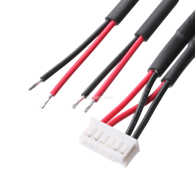 MOLEX 5023510600 PITCH 2.0mm 6P غطاء إلى القصدير * 4Pcs UL1007 80C 300V 22AWG رسم بياني لون