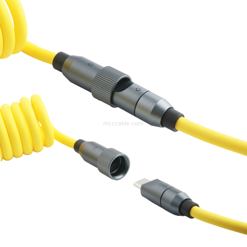 ميكرو كواكسيال USB 4.0 الرعد 4 كابل مع 240W الشحن ونقل البيانات بسرعة البرق 40Gbps