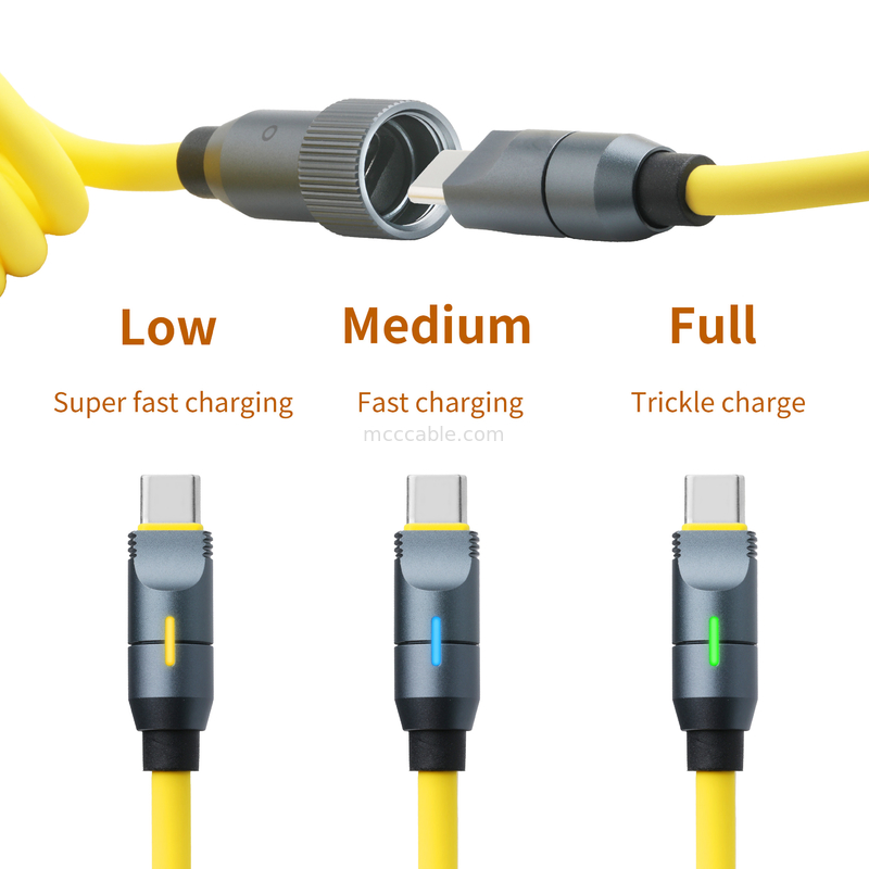 ميكرو كواكسيال USB 4.0 الرعد 4 كابل مع 240W الشحن ونقل البيانات بسرعة البرق 40Gbps