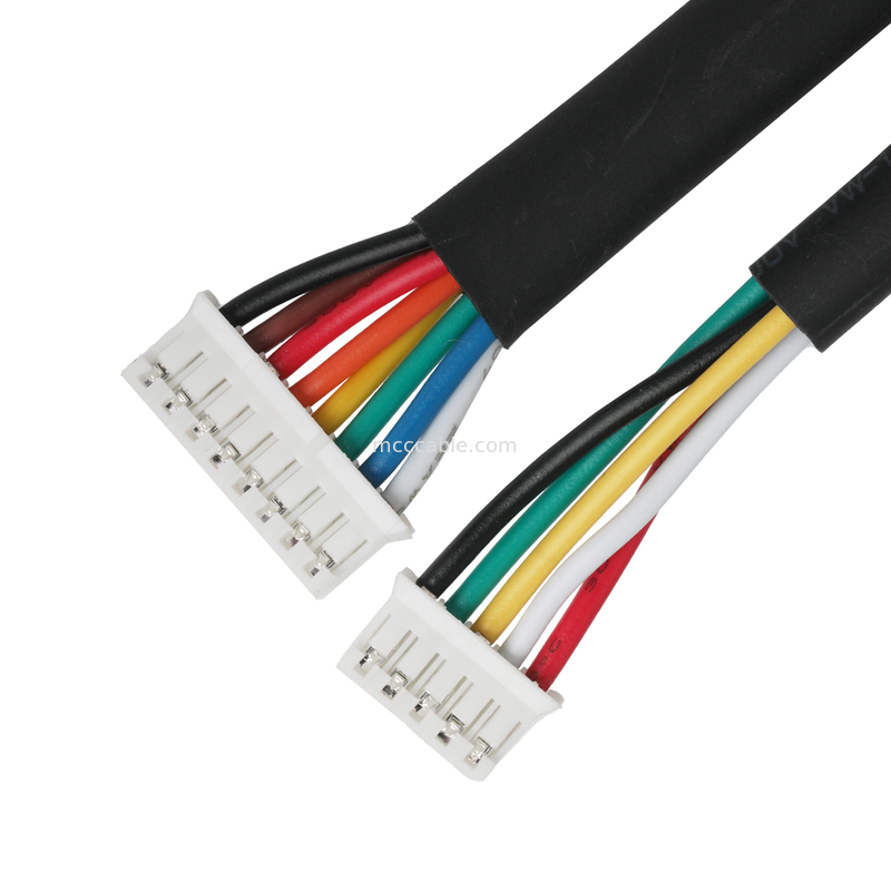 تجميع كابلات LVDS JST PHR-14P إلى JST PHR-8P و JST-PHR-5P مصطلحات التوصيل 2.0mm كابل OEM / ODM