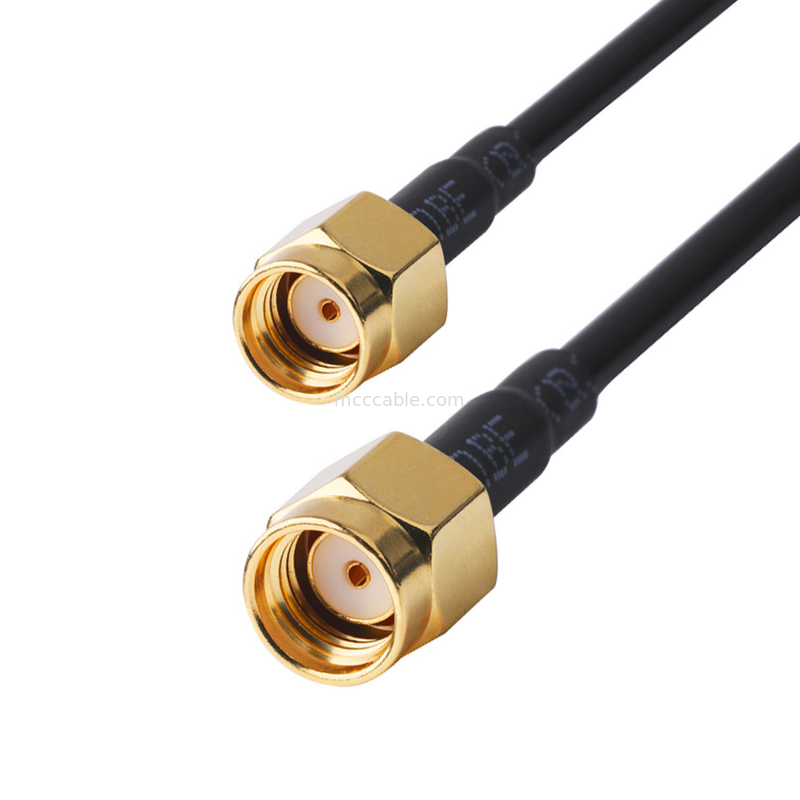 ربط RF 50ohm عائق Lmr100 RF كابل محوري أسود كابل lcd lvds كابل samtec كابل عالية السرعة