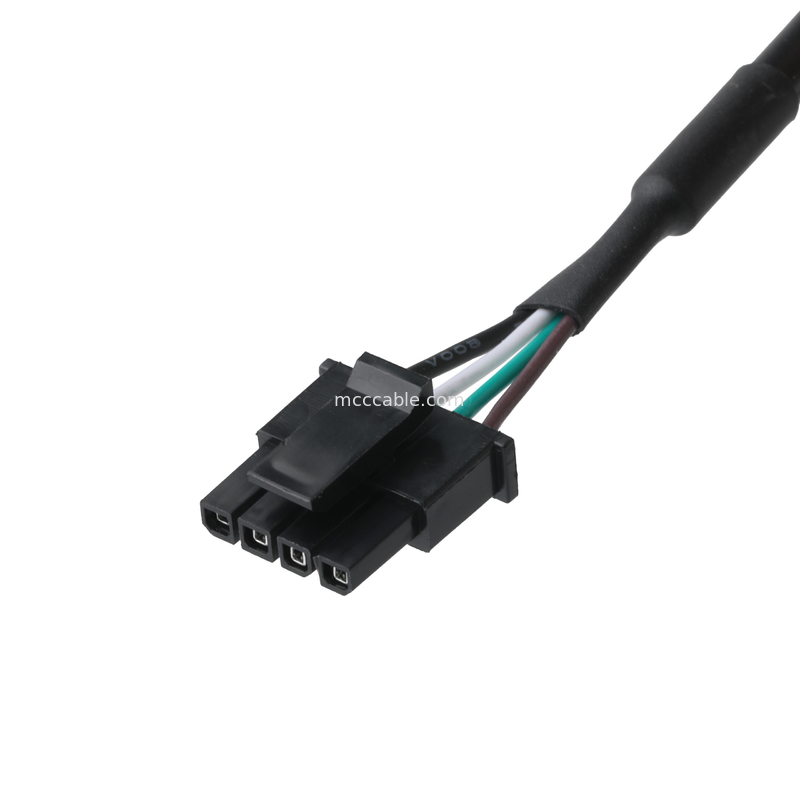 HSG 43645-0400 MX3.0-4P إلى سلك نصف محطم وخاتم الأرضية الحلقية مجموعة كابلات LVDS OEM / ODM