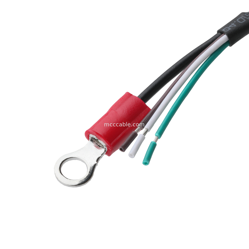 HSG 43645-0400 MX3.0-4P إلى سلك نصف محطم وخاتم الأرضية الحلقية مجموعة كابلات LVDS OEM / ODM