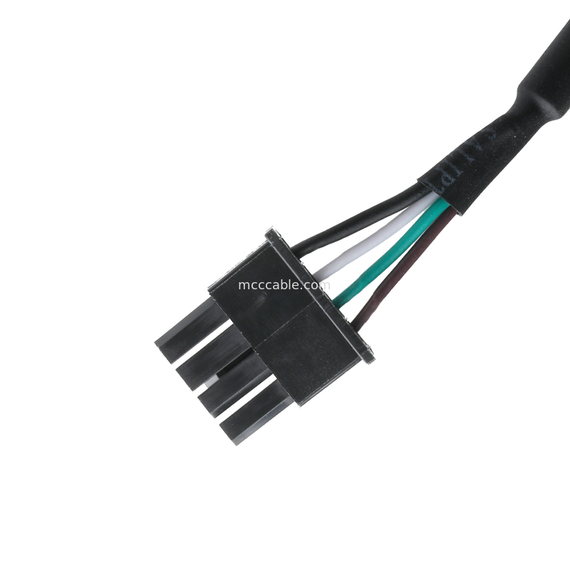 HSG 43645-0400 MX3.0-4P إلى سلك نصف محطم وخاتم الأرضية الحلقية مجموعة كابلات LVDS OEM / ODM
