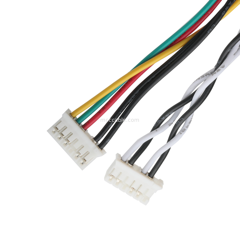 D-SUB-9Pin MALE إلى JST PHR-6 و PHR-6 وصلات تجميع الكابلات المخصصة