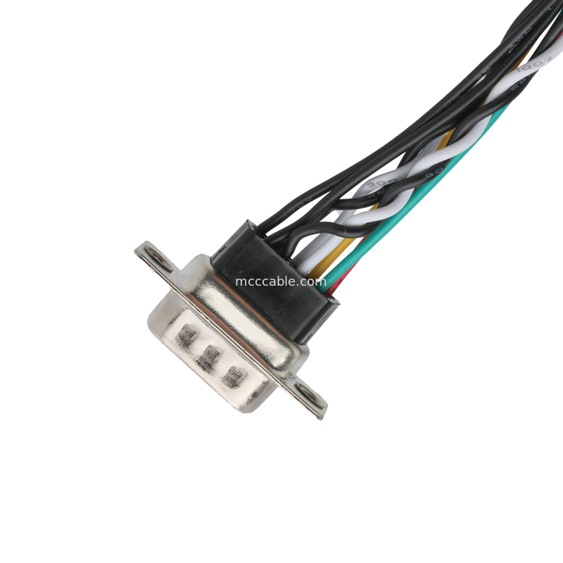 D-SUB-9Pin MALE إلى JST PHR-6 و PHR-6 وصلات تجميع الكابلات المخصصة