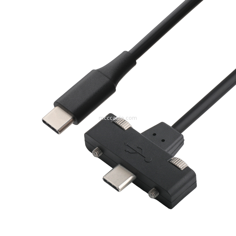 واجهة Thunderbolt 4 من الدرجة الصناعية ، كابل USB4 ، معدل نقل يصل إلى 40 جيجابايت في الثانية ، شحن فائق السرعة 240 واط ، 8K Ultra