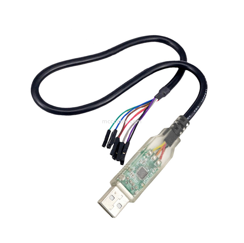 C232HD-DDHSP-0 FT232 الشريحة المستوردة USB إلى سرعة عالية UART محول سلسلة 3P كابل