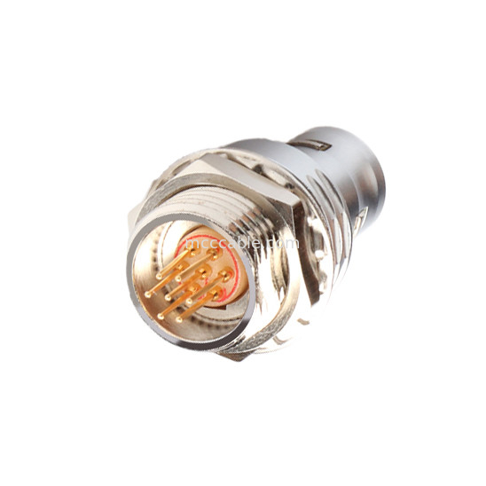 الاتصال الدائري T9 7Pin الثابتة مغلقة المكسرات الثابتة العسكرية الطبية المعدات الجوية الفضائية