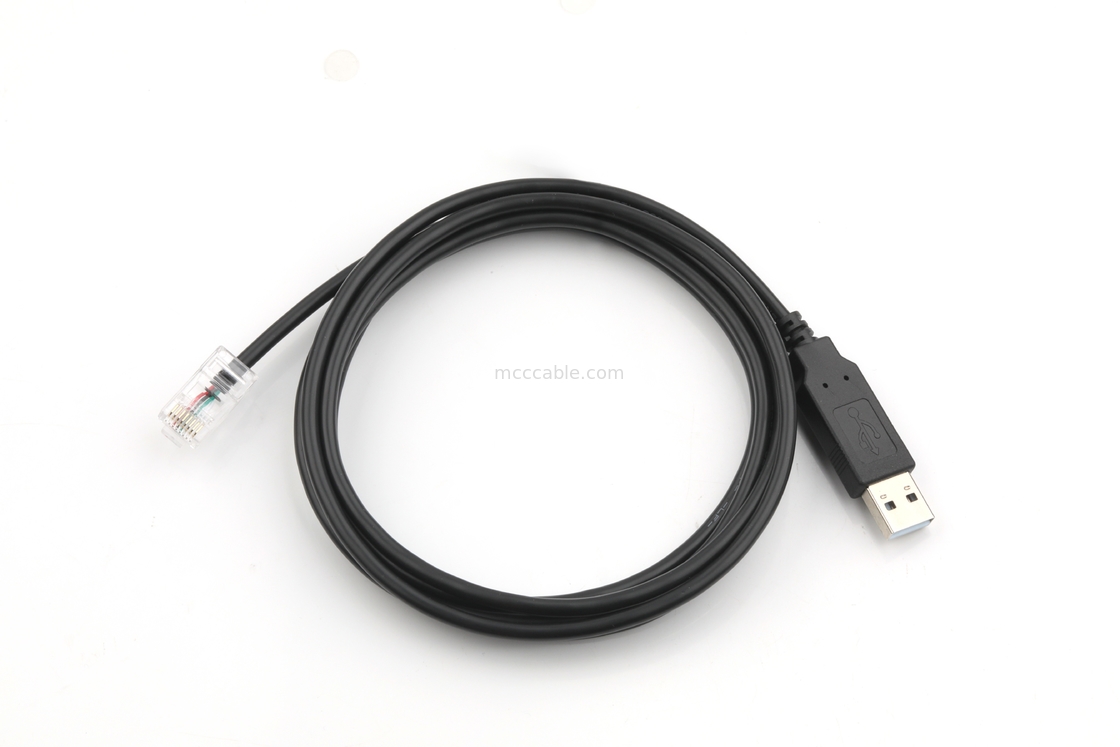 FT234X 5V PCBA USB-A إلى RJ45 كابل متسلسل 8p8c متوافق مع خط الاتصال RS232