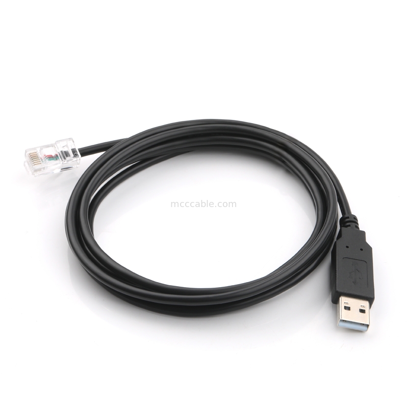 FT234X 5V PCBA USB-A إلى RJ45 كابل متسلسل 8p8c متوافق مع خط الاتصال RS232