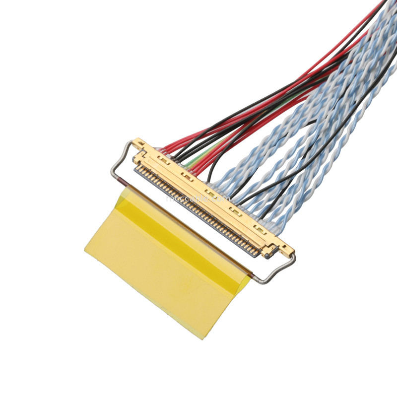 مجموعة كابلات LVDS D-SUB الذكور إلى Molex 51021-0400 و 20453-240T-01 رابط الأسلاك OEM / ODM