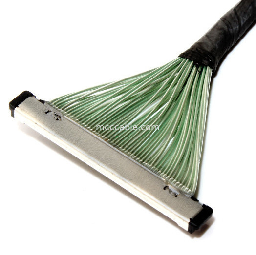 50 Pin 20380-R30T-06 LVDS EDP مجموعة الكابلات المتكافئة الدقيقة 50P