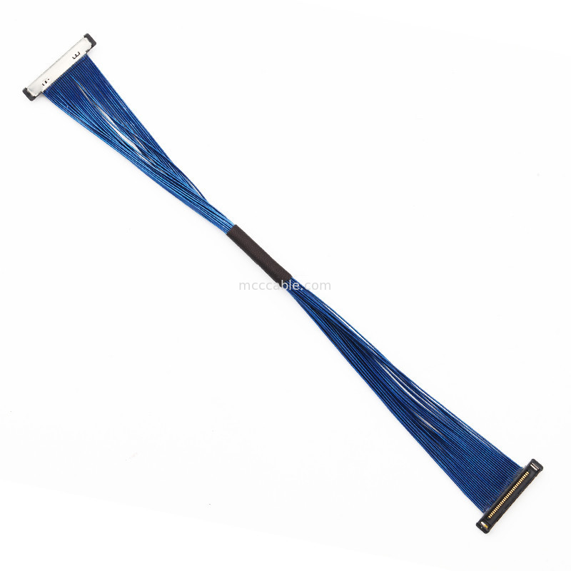 30 دبوس EDP  Micro Coaxial Cable 20380-R30T-06 موصل شاشة lvds