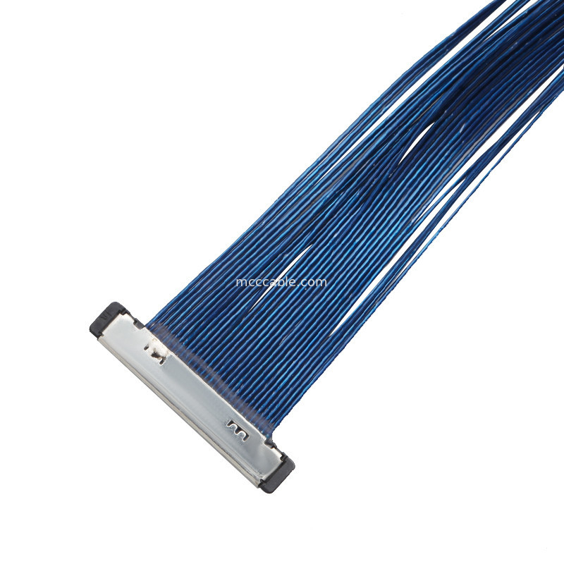 30 دبوس EDP  Micro Coaxial Cable 20380-R30T-06 موصل شاشة lvds
