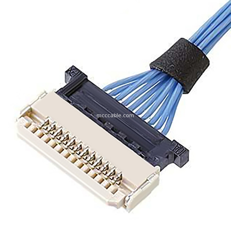 موصل الكابل المحوري Lvds لشاشة LCD DW-5 20598-006T-02 0.5 مللي متر الملعب 6 دبوس FPC