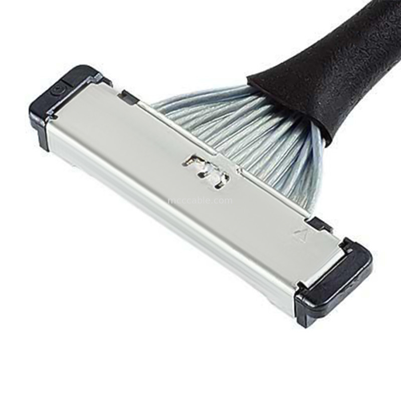 SS 20380-R20T-06 قابس الوعاء موصل كابل متحد المحور الصغير lvds كبل موصل 20 دبوس