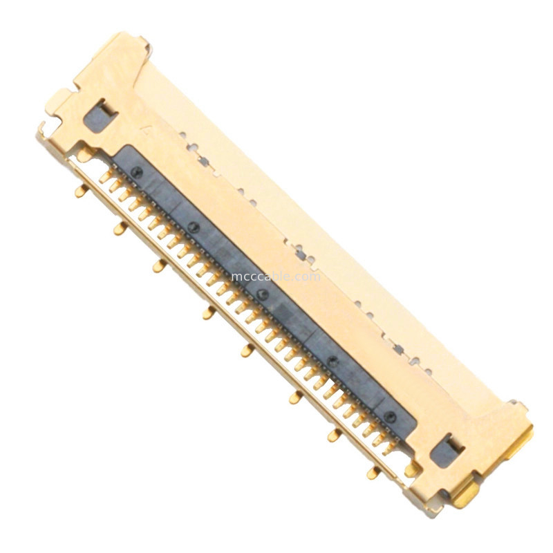 20682-020E-02 أفقي الحد الأدنى للغاية التجميع الكوكسيال كابل LVDS 0.4mm مساحة الاتصال