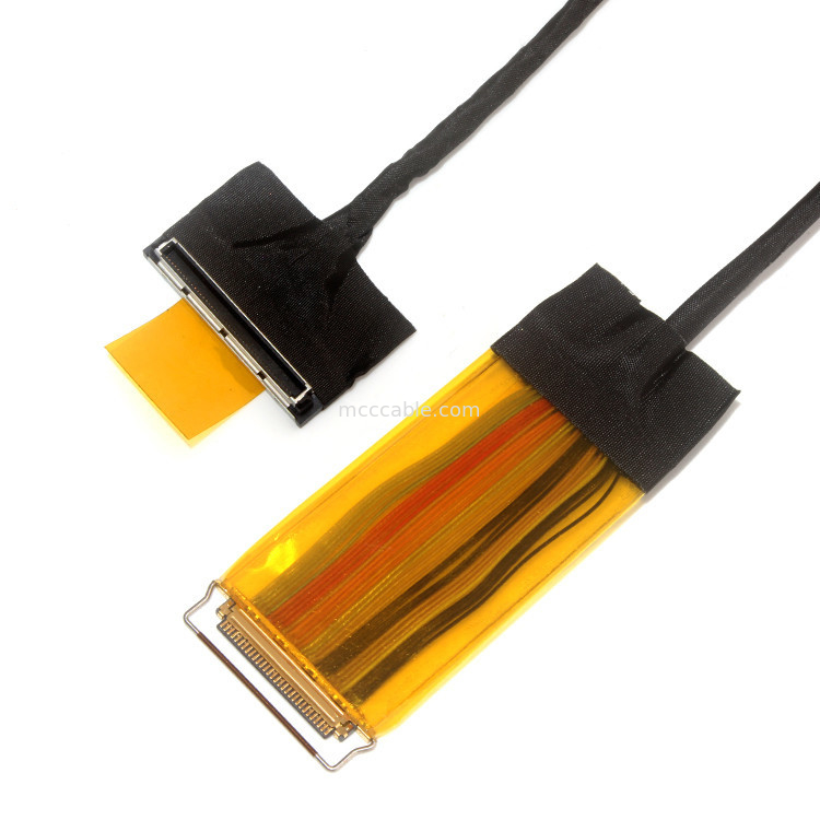 50AWG 0.5 مم الملعب Lvds Edp Cable  30 Pin 20454-030t Jae Fi-D44c2-E