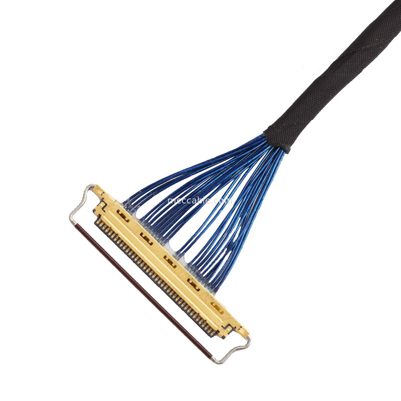 44AWG SGC LVDS EDP Cable  0.5mm Pitch 20453-330t-13 إلى 20453-340t-13